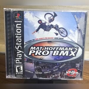 Mat‎ Hoffman's Pro BMX for PlayStation.Case Is Damaged Disc Works.